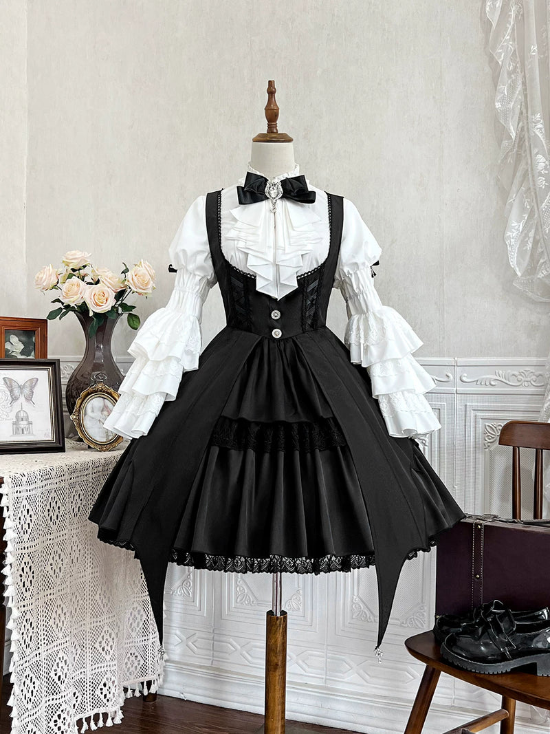 Dawn Witch Gothic & Classic Lolita Outfit Options — Blouse + Pinafore Dress