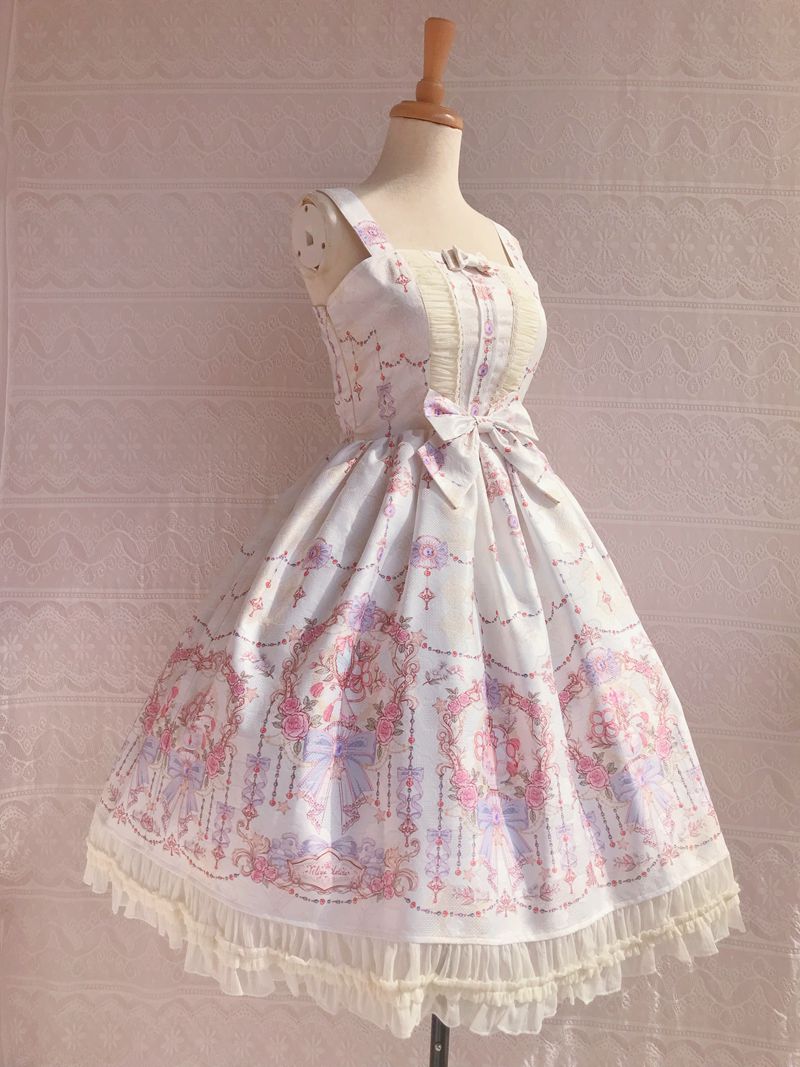 Yilia - Sweet Printing Winter Lolita JSK - Dress JSK Dress