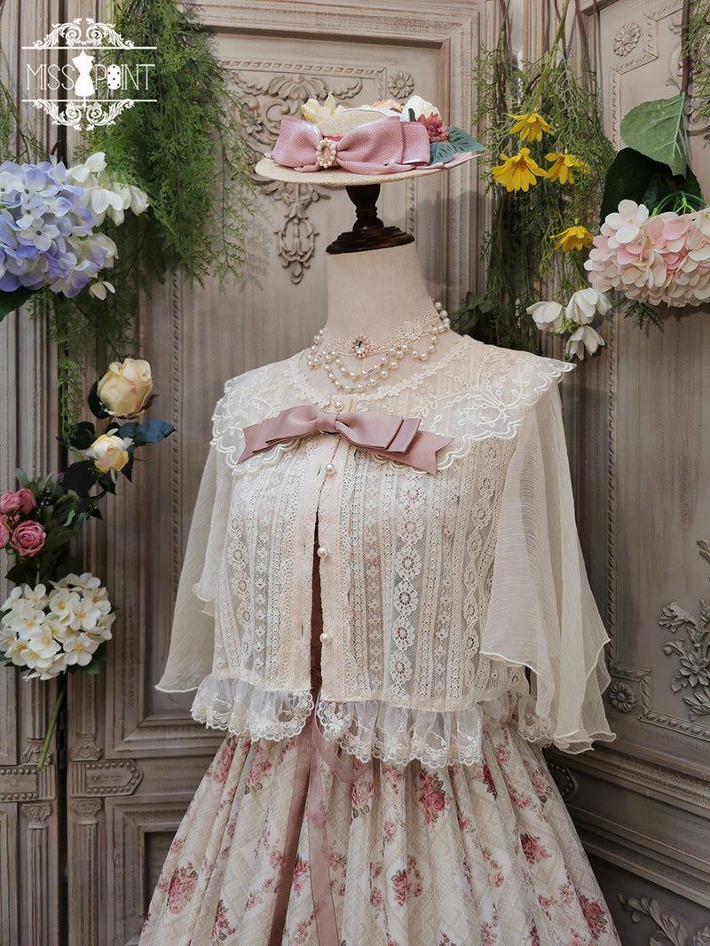 Miss Point - Woody Rose - Elegant Retro Lolita Blouse