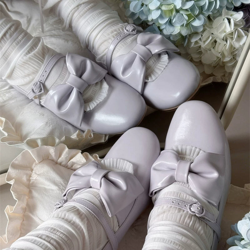 MODO Afternoon Tea Large-Bow Lolita Mary Janes – design details – view 5