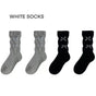 Gray + Black, 2-pair set / One Size