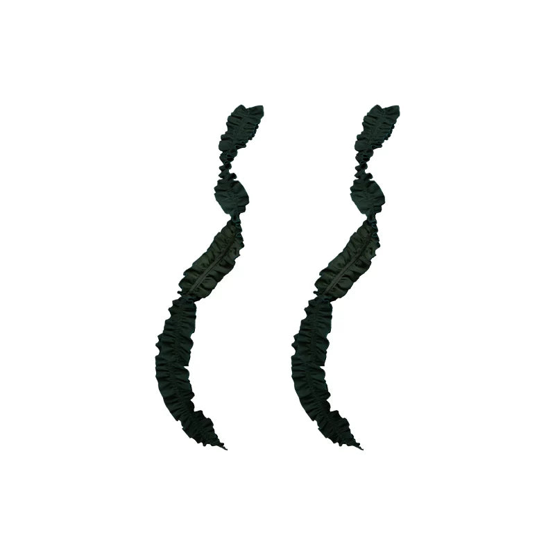 With PUJI - Abyss Clinic - Gothic Lolita Green Dress Set, Embroidery Accent detail view 9