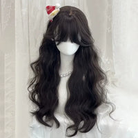 Kunkun Fish - Butterfly Dream 60 cm Long Curly Hairpiece - Black tea, 60 cm