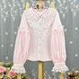 2.0 Pink with White Lace - Long Sleeve / S
