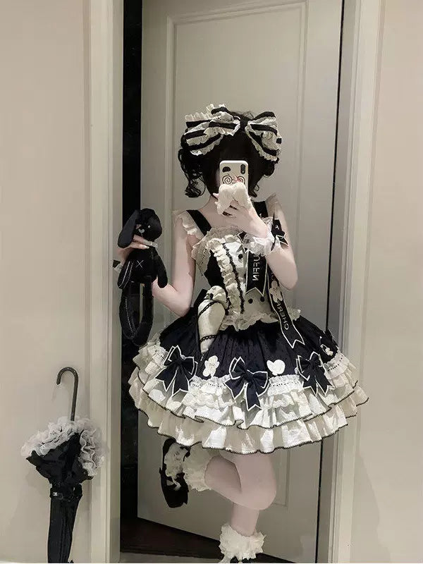 Creamy - Ribbon-Tail Princess - JSK dress with a cape and train
