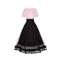 Black powder long dress - In stock / S