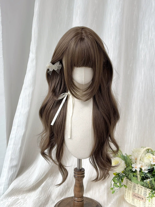 Kunkun Fish Youth Story grey-brown wavy wig - view 1