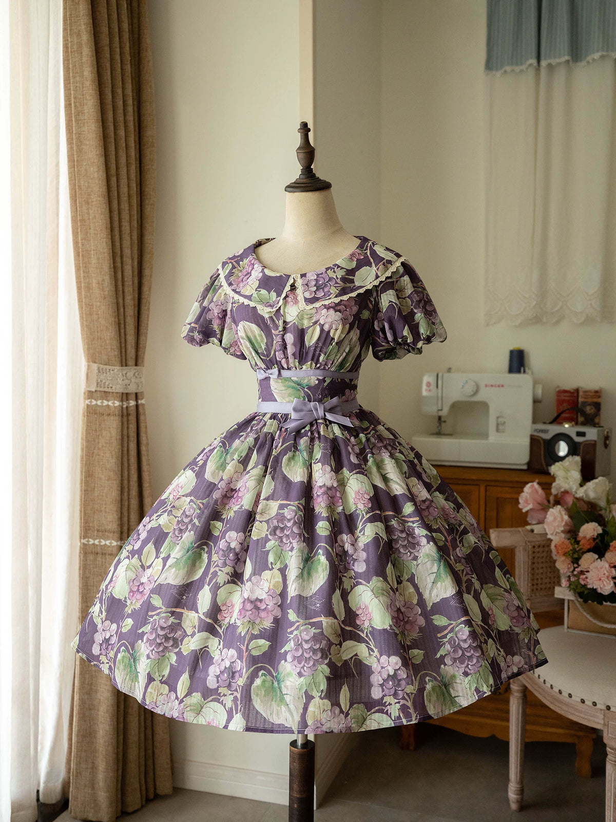 Forest Wardrobe Forest Grapes classic Lolita OP dress - view 4