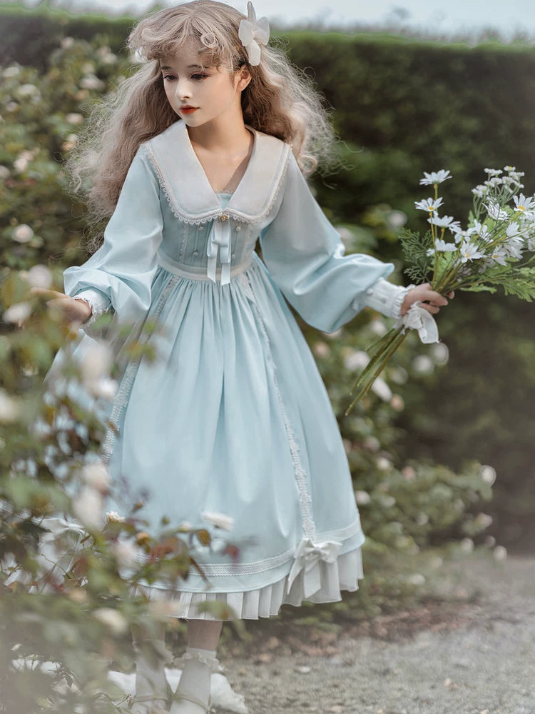 Fan Hua Xin Love Letter Classic Lolita OP Dress — additional product view