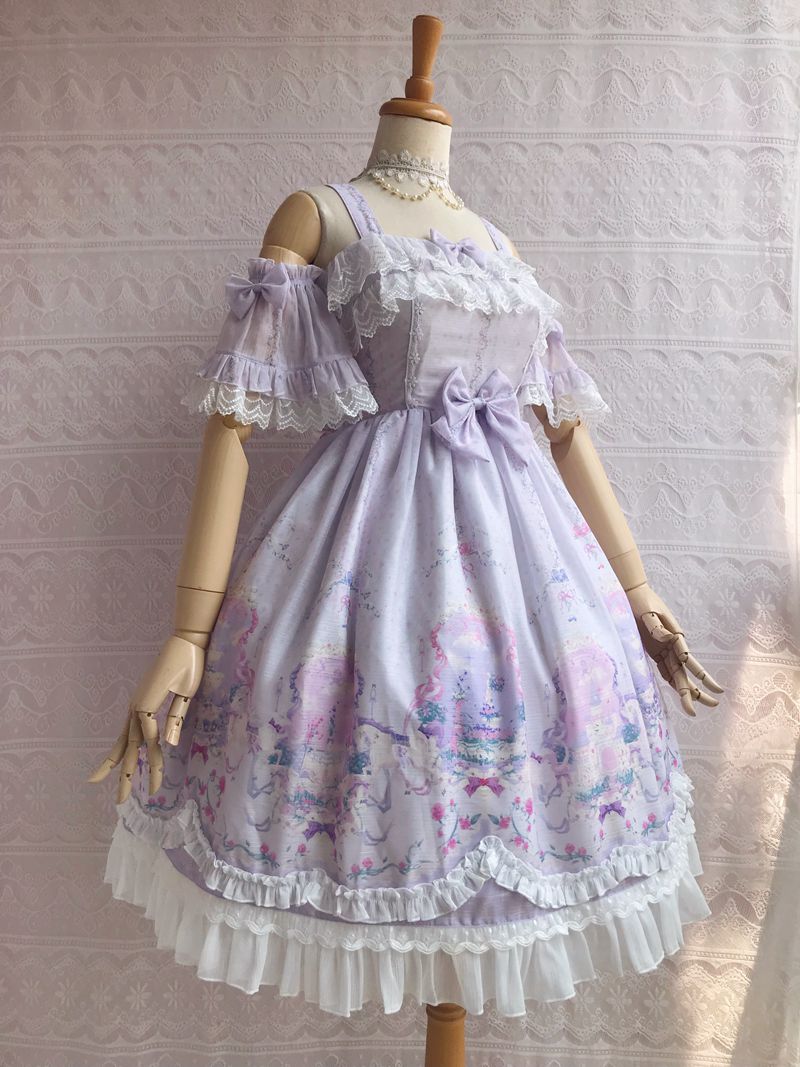 Yilia - Unicorn's Secret Garden Summer - Lolita JSK Dress JSK Dress