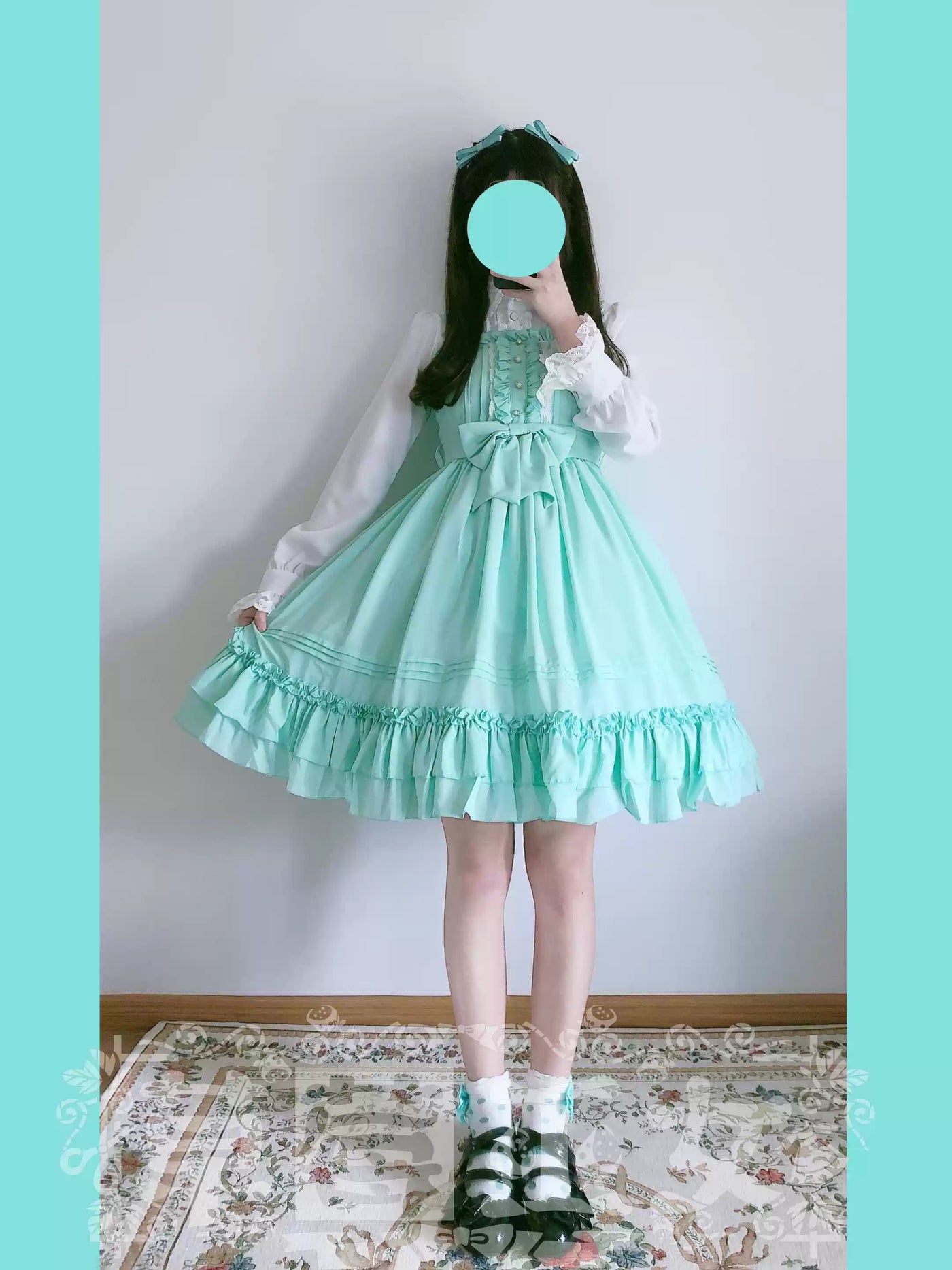 Strawberry Witch - Sweet Lolita JSK Multicolored - Lolita Dress JSK Dress
