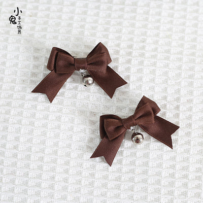 Xiaogui - Sweet Japan Fashion Lolita Bell Bow - Clip Headwear