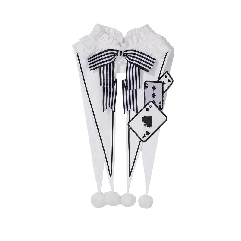 Letters from Unknown Star - Circus Fantasy Night - Gothic Lolita OP dress with pointed tail hem