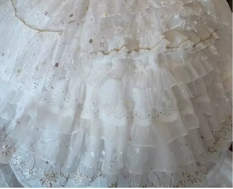 Maoxi Xiaoxiannu Lolita - Dream Waltz - White chiffon JSK dress