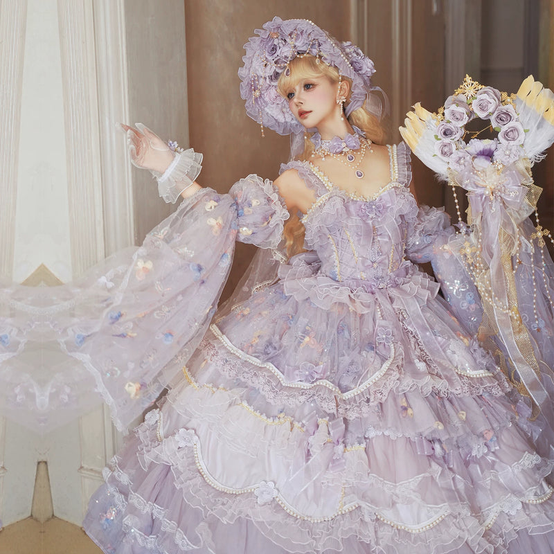 Cat Fairy - Princess on the Run - Lilac Lolita JSK