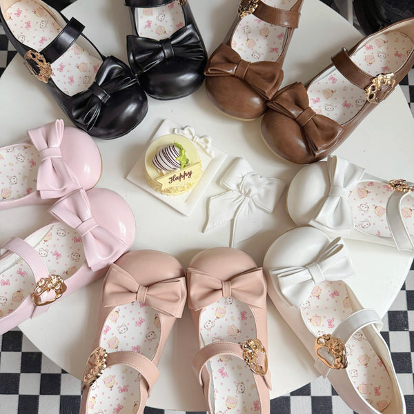 Kitten Toast – Everyday Bow – Round-Toe Mary Janes — product photo 1