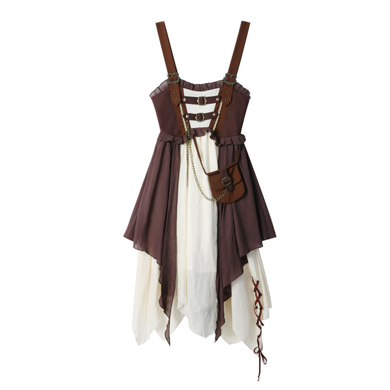 Letters from Unknown Star - Pirate Guide - Vintage Lolita Suit Vest JSK Dress