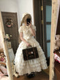 Milky Apricot JSK + Milky Apricot Headband / S