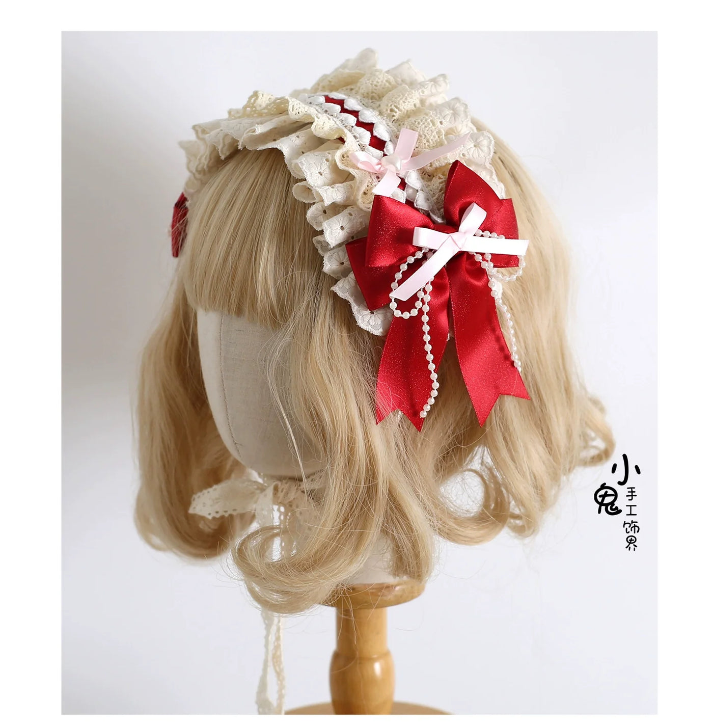Xiaogui - Sweet Lolita Headdress - Triangle Cake Clip Headwear