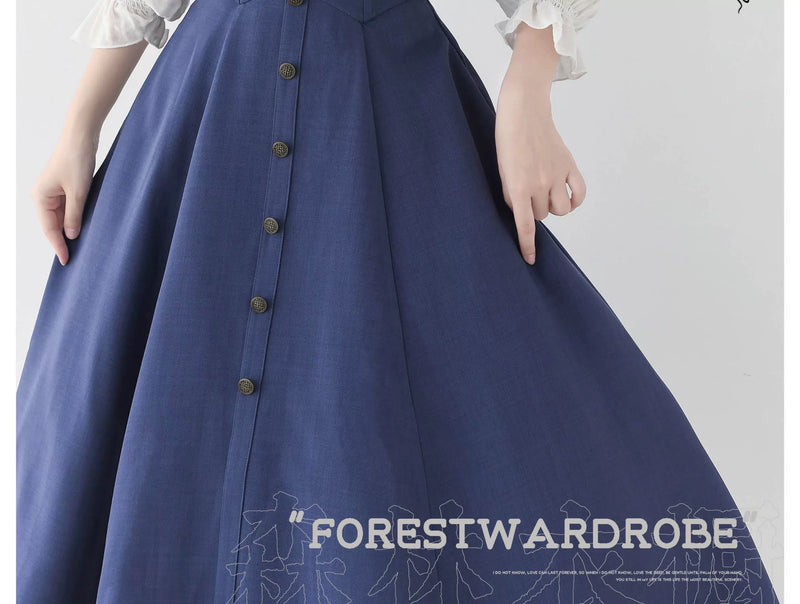 Forest Wardrobe - Forest Revelation - High-Waist Full Skirt - 5