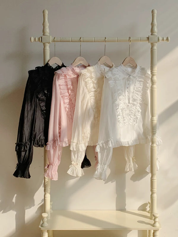With PUJI - Miss Laura Blouse - Classic Lolita Blouse product view
