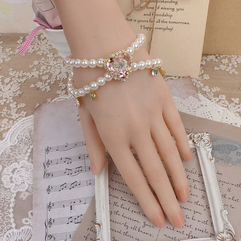 Independent Brand - Pearl Bead Collection - Necklace, Bracelet or Large Bow Accessory with Pearl Variants