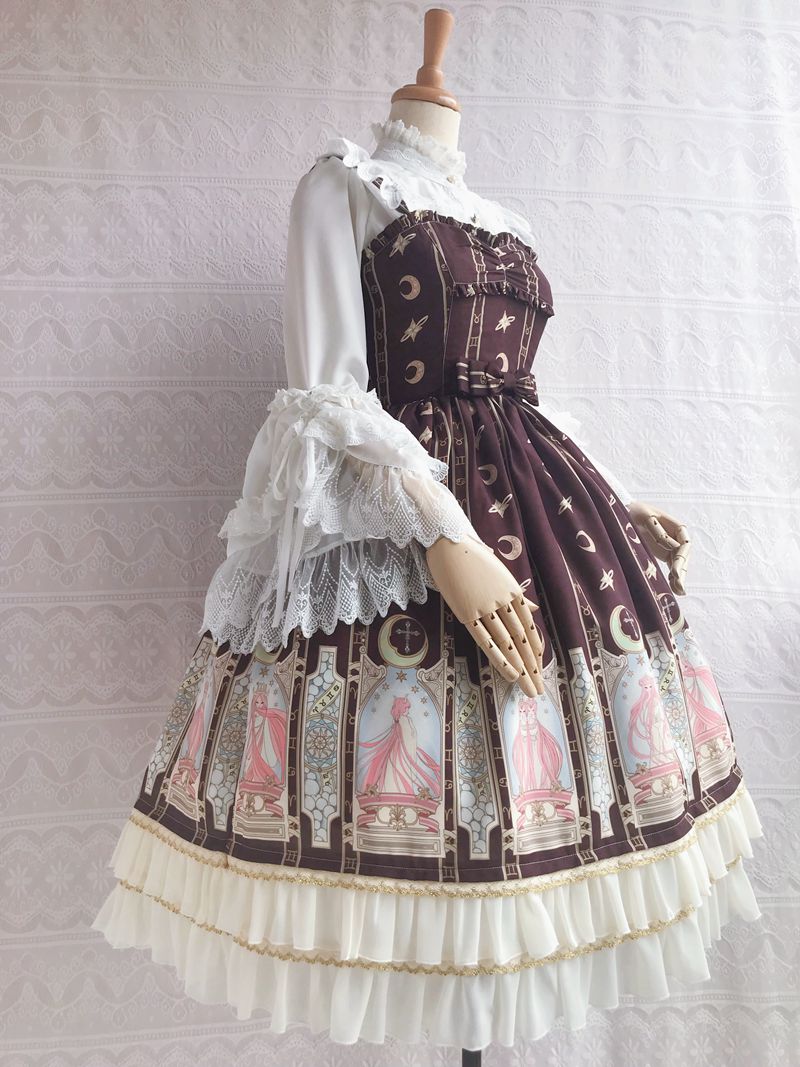 Yilia - Retro Lolita Princess Sleeve Blouse - Innerwear