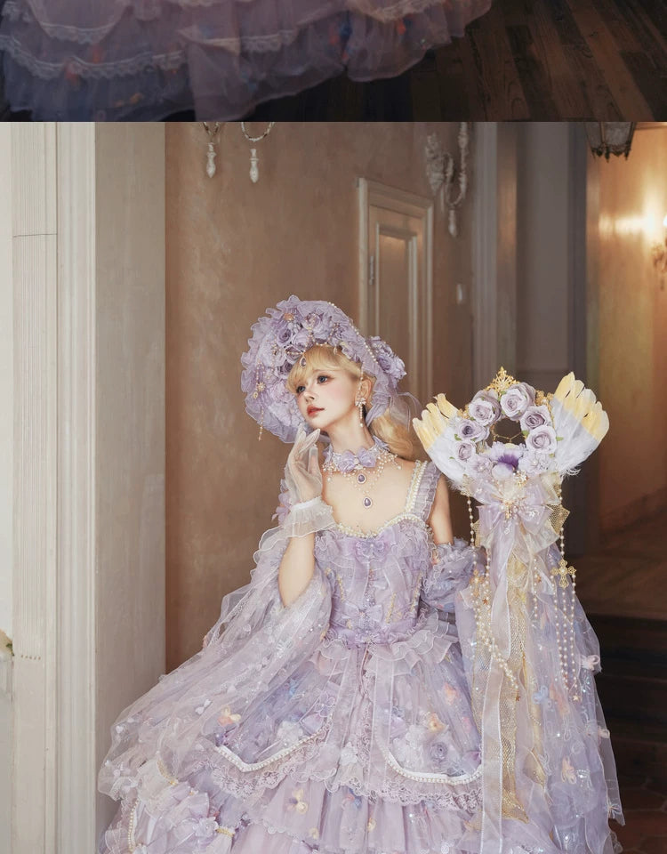 Cat Fairy - Princess on the Run - Lilac Lolita JSK