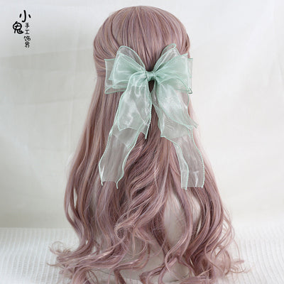 Xiaogui - Large Bowknot Sweet Lolita Headdress - Headwear
