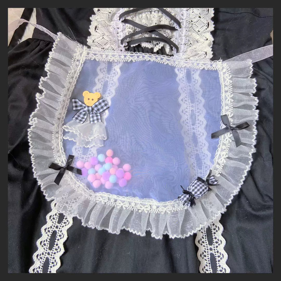 Bear doll - Bear Kindergarten - One-Size Apron Accessory with Bear Motif