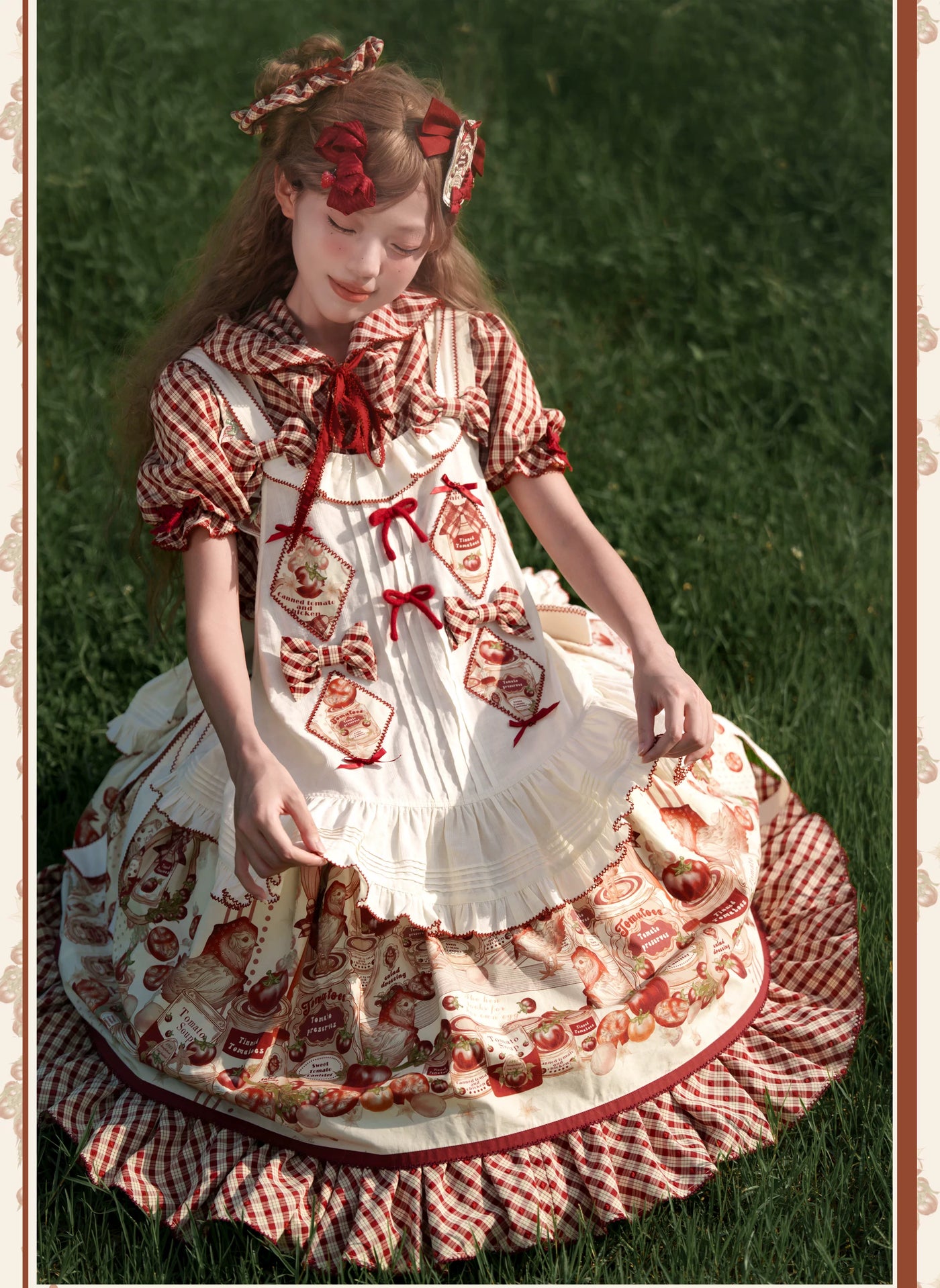 WF - Tomato Can - One-Piece Dress and Coordinate Pieces with Tomato Print