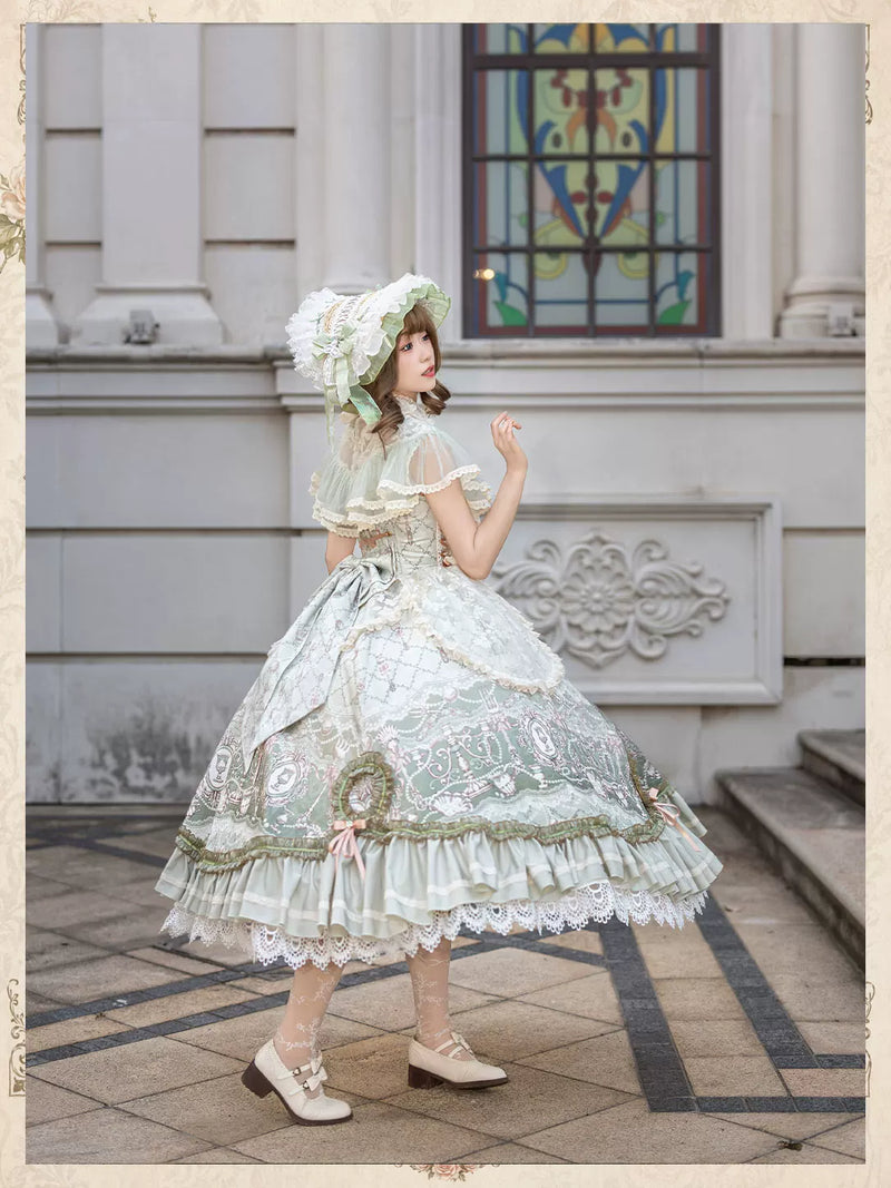 City Above Clouds - Banquet in the Clouds - OP dress with an Edwardian collar