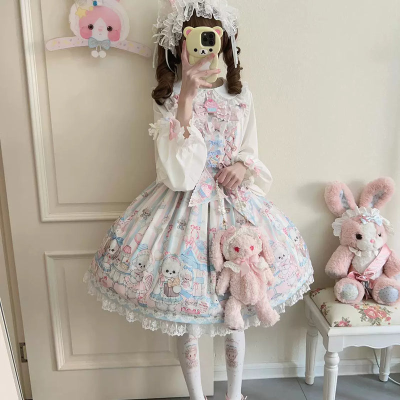 Hanguliang Sweet Tea Party Sash JSK Dress