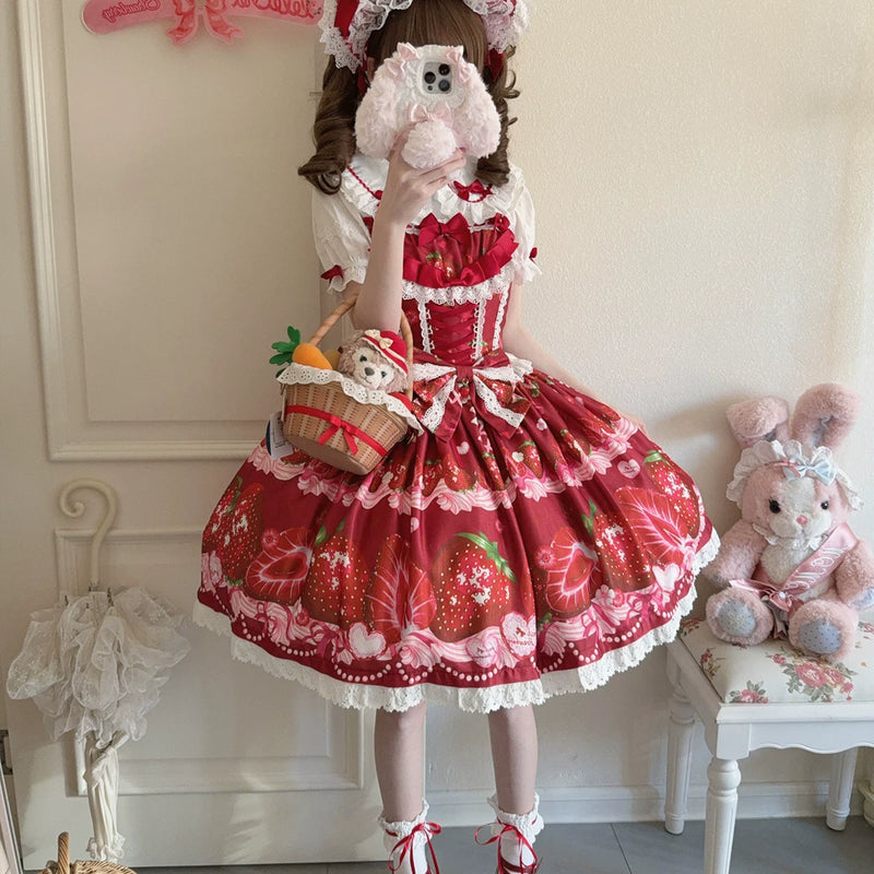 Hanguliang Sweet Berry Story Blouse