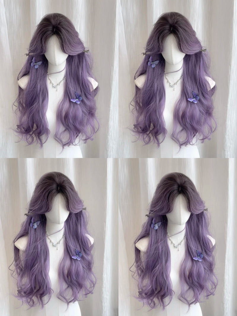 Kunkun Fish purple long wavy full wig - view 4