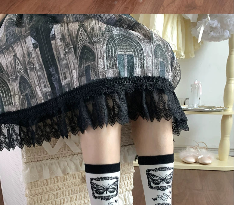 roji roji - Butterfly Gallery - Cotton Short Socks with Butterfly Prints