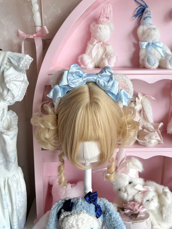 Winter Plush Lolita Headband, Bonnet & Embroidery Options — additional product view