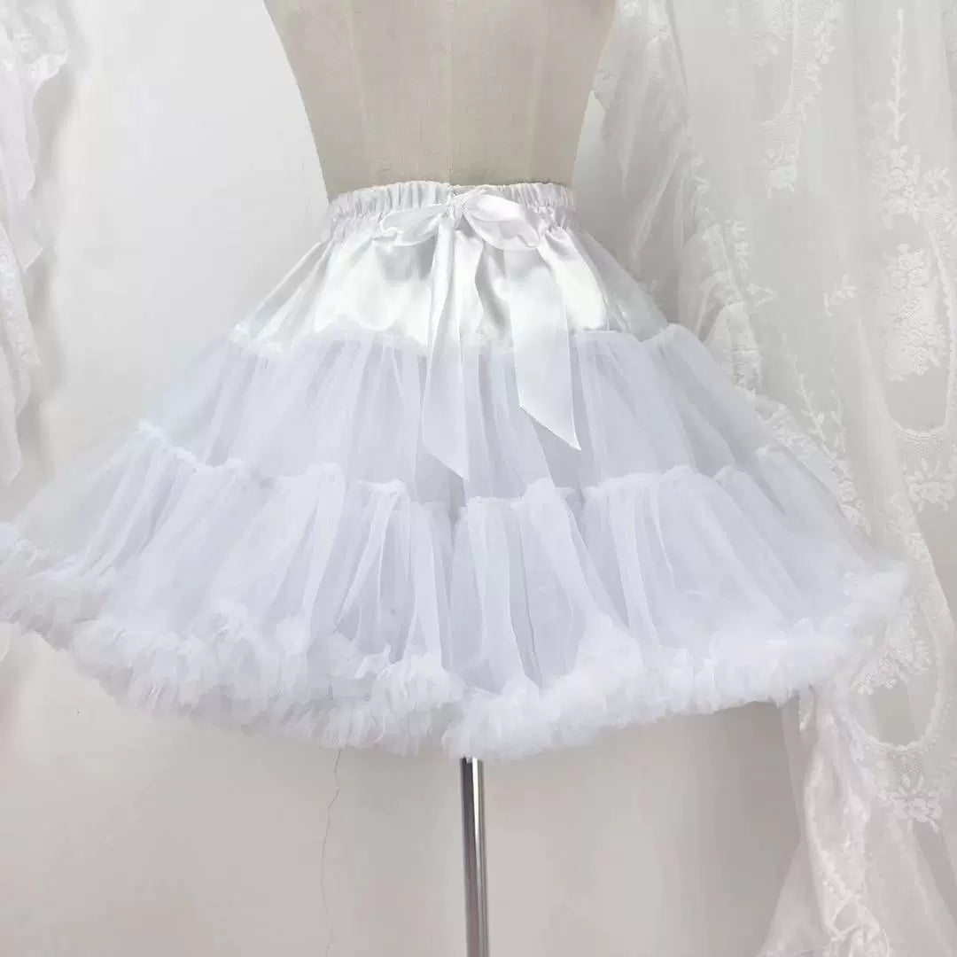 Sugar Girl - Super Puffy Lolita White Petticoat - Petticoat