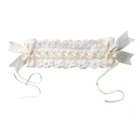 ZIIVAXXY Lolita - Sweet Kid - Lace hair band with bow tassels - ream color