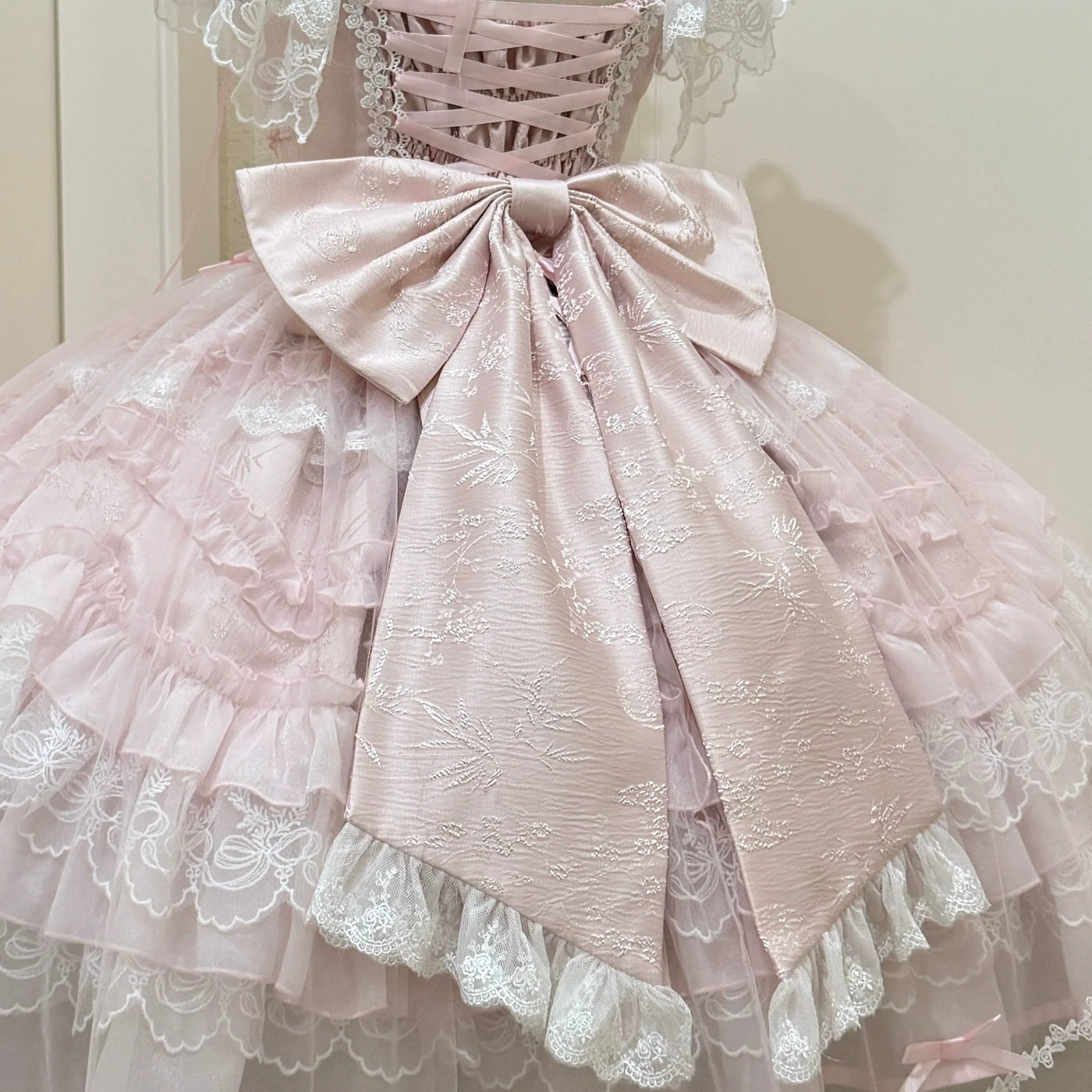 Sugar Girl - Eternal Vow - Wedding Lolita JSK, Detachable Overlay