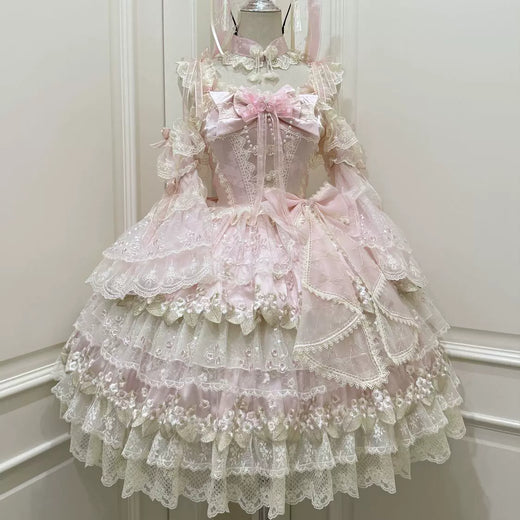 Hanguliang Flower Rain Chinese JSK Dress
