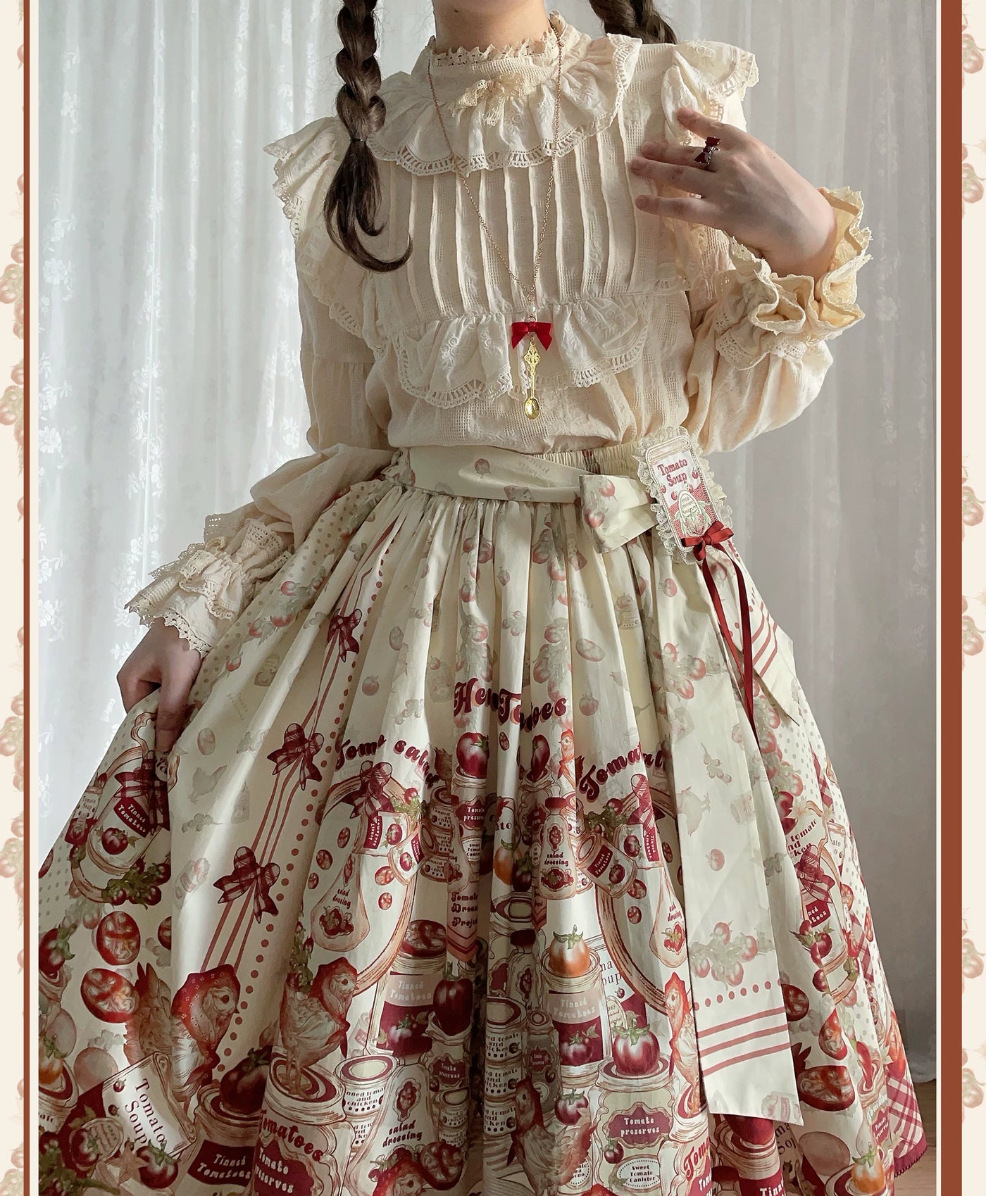 WF - Tomato Can - One-Piece Dress and Coordinate Pieces with Tomato Print