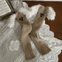 Cinnamoroll khaki wide-stripe sock covers / One size (sizes 35-39)