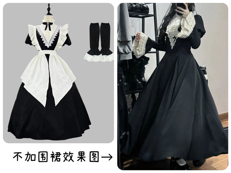 Gothic Maid Wardrobe Lolita Dress Set - view 8
