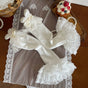 Rabbit-ear sock covers, one pair / One Size