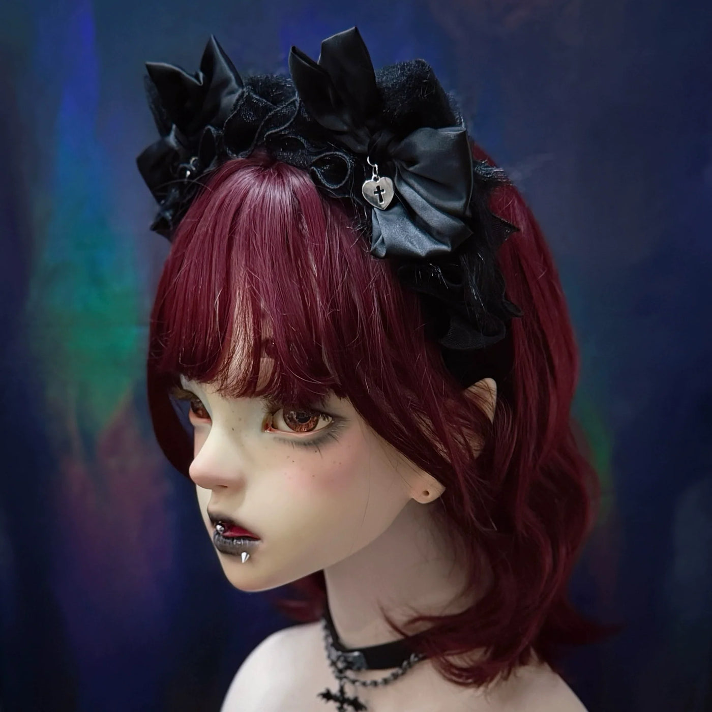 Strange Sugar - Plush Gothic Lolita KC with Cat Ears - Headwear