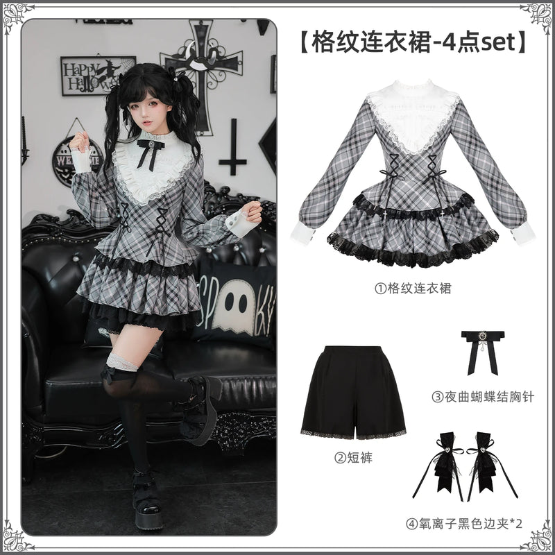 With PUJI - Doki! · Autumn Limit - Sweet Lolita OP Dress, Ruffle Trim detail view 7