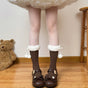 Coffee-brown pom-pom / One Size