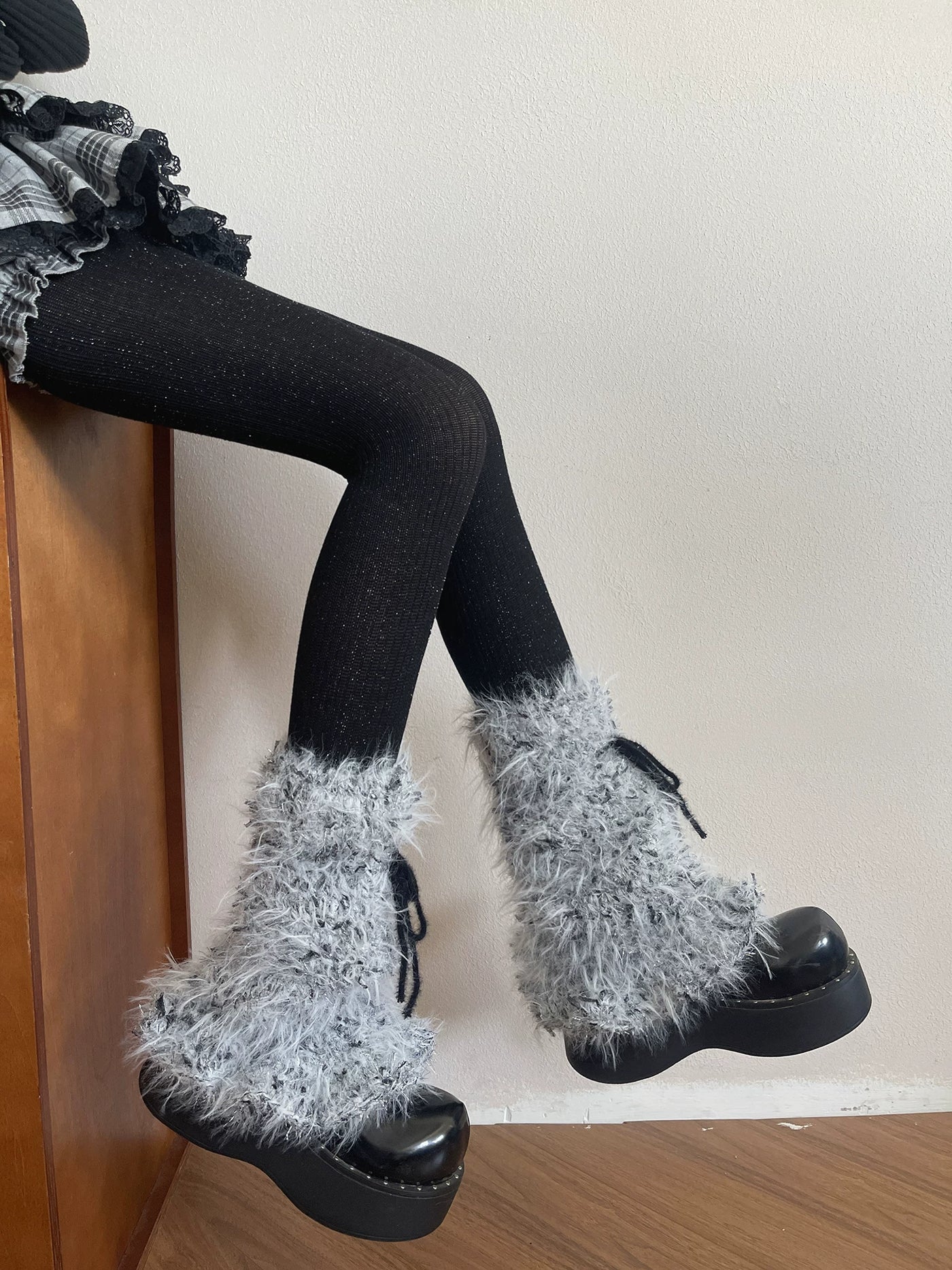 Sock Noble - Sparkle Knit - Tights and sock covers with sparkle accents