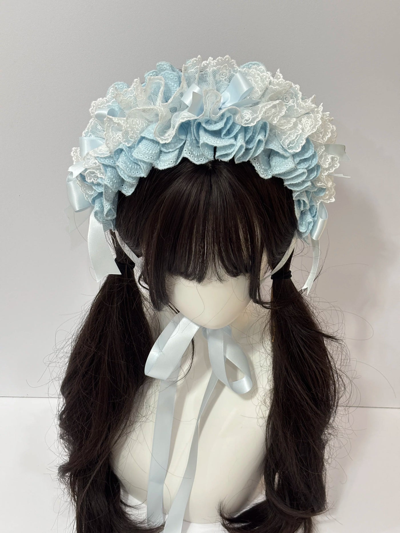 Cat Tart - Blue Lace - Blue Hairband with Bow Detail